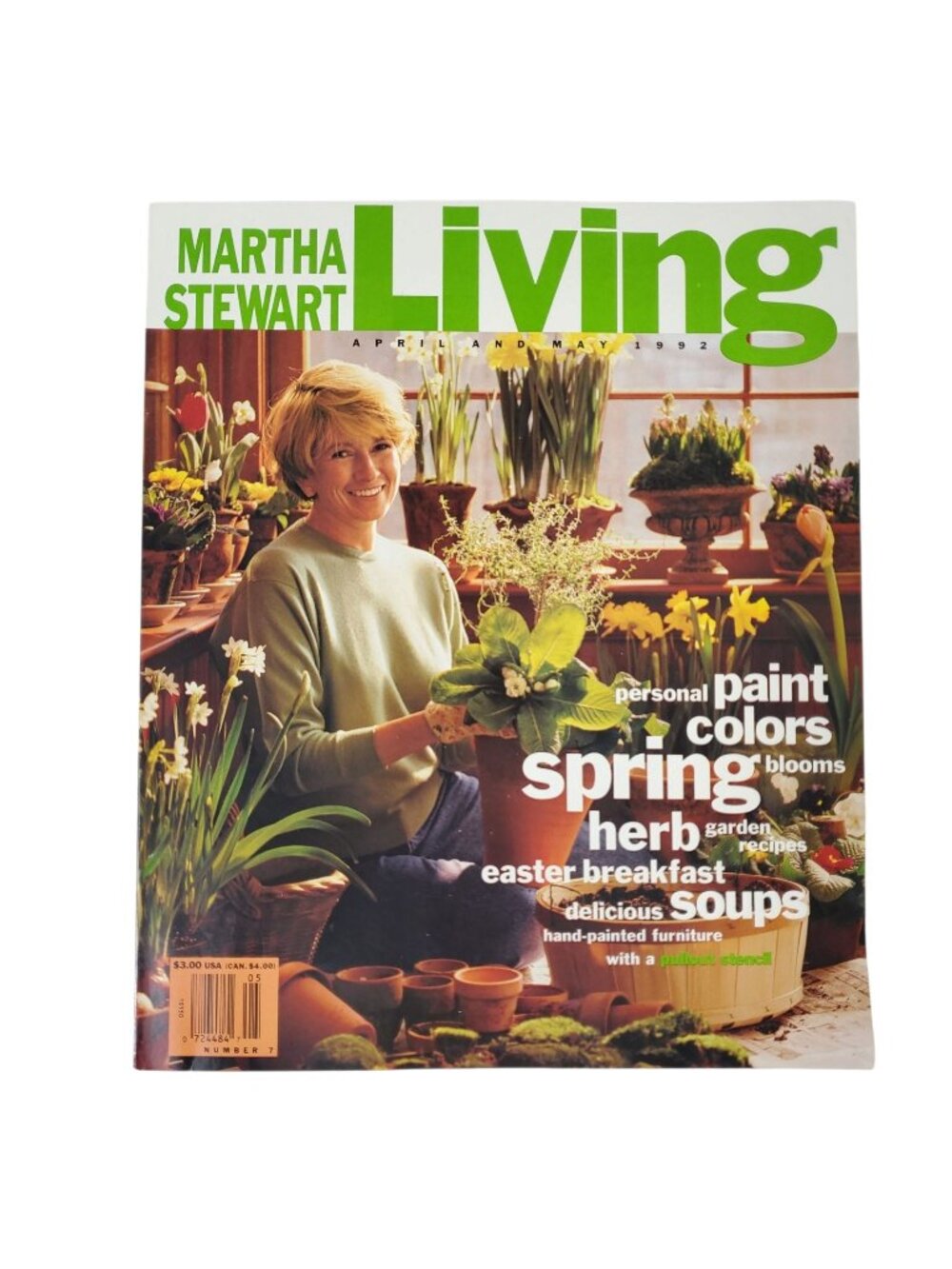 Vintage Martha Stewart Living Magazine April May 1992 Issue 7 Recipe Cards